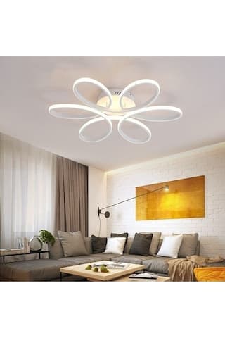 Ömür Avize Ella Modern 6 Lı Ledli Avize., Beyaz