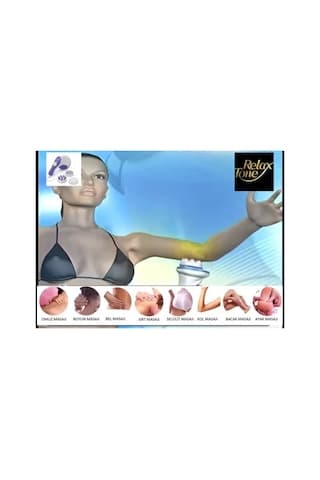 Relax Spin Tone Rl-060 Super Tone Titreşimli Masaj Aleti Beyaz - Mavi