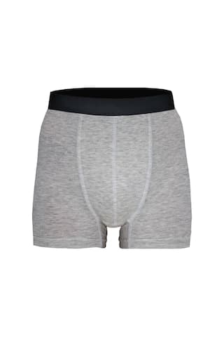 Vien&Karl Erkek Siyah Gri 10 Lu Paket Düz Likralı Boxer Şort 10'lu Syh-gr