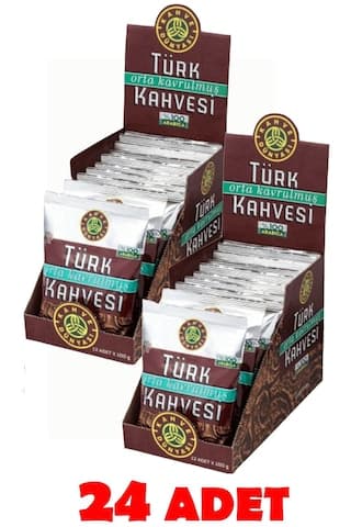Kahve Dünyası Orta Kavrulmuş Türk Kahvesi 24 x 100 G