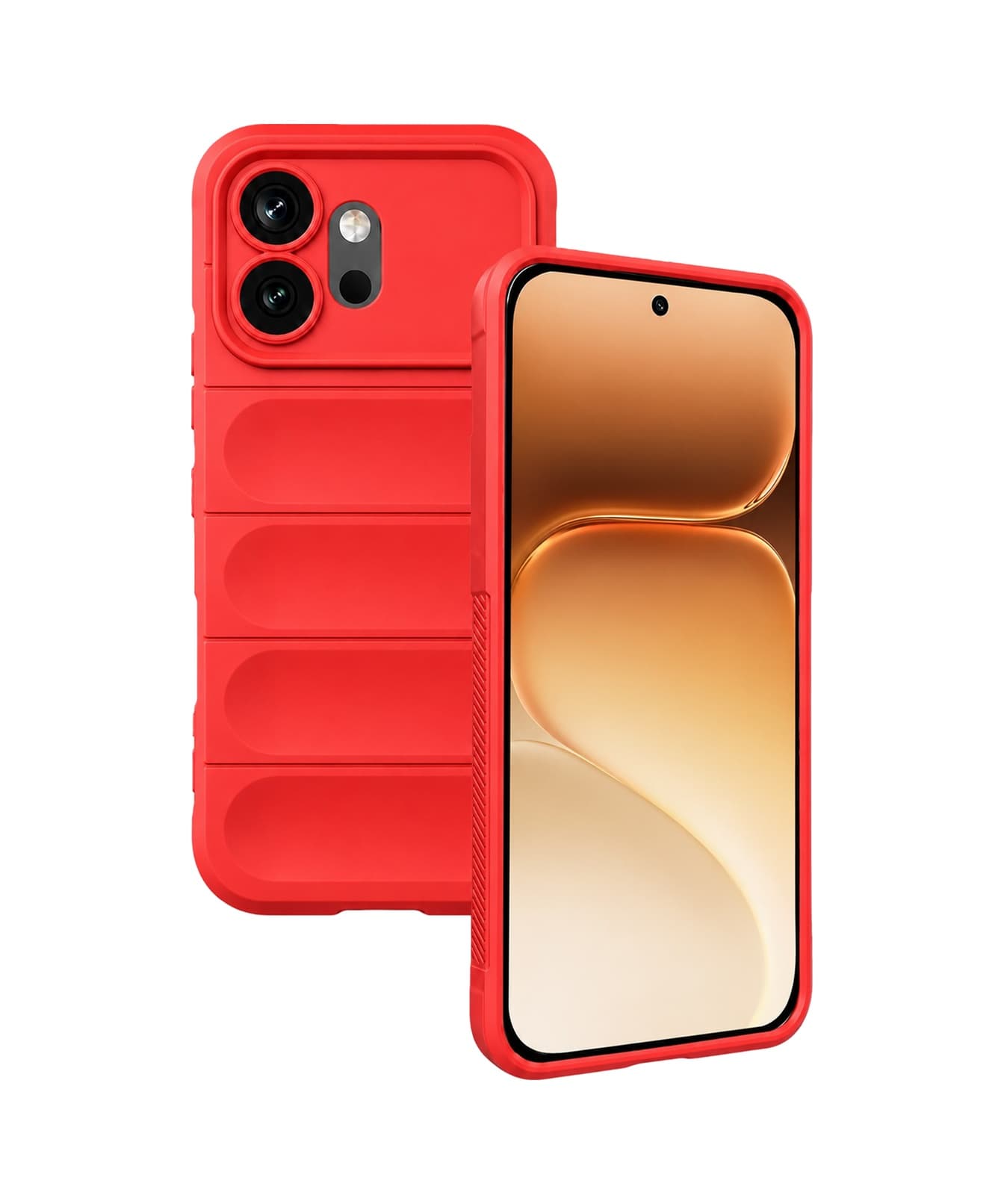 Newface - 329 - Huawei Honor 600 Optimum Silikon - Csmo-tex - - Kırmızı