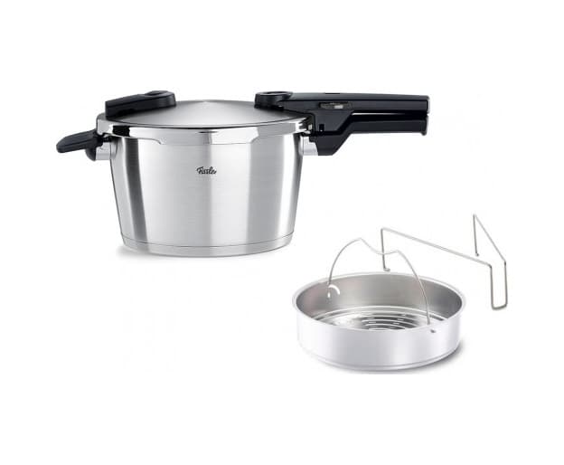 Fissler Vitaquick Premium Buhar Aparatlı 4.5 lt Düdüklü Tencere