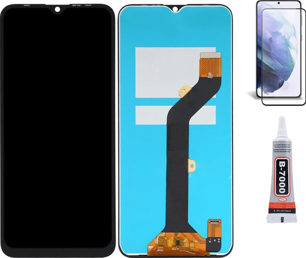 Tecno Spark Go 2021 Ekran Lcd Dokunmatik B7000 15ml Yapıştırıcı Ve Kırılmaz Cam İle Beraber Yc