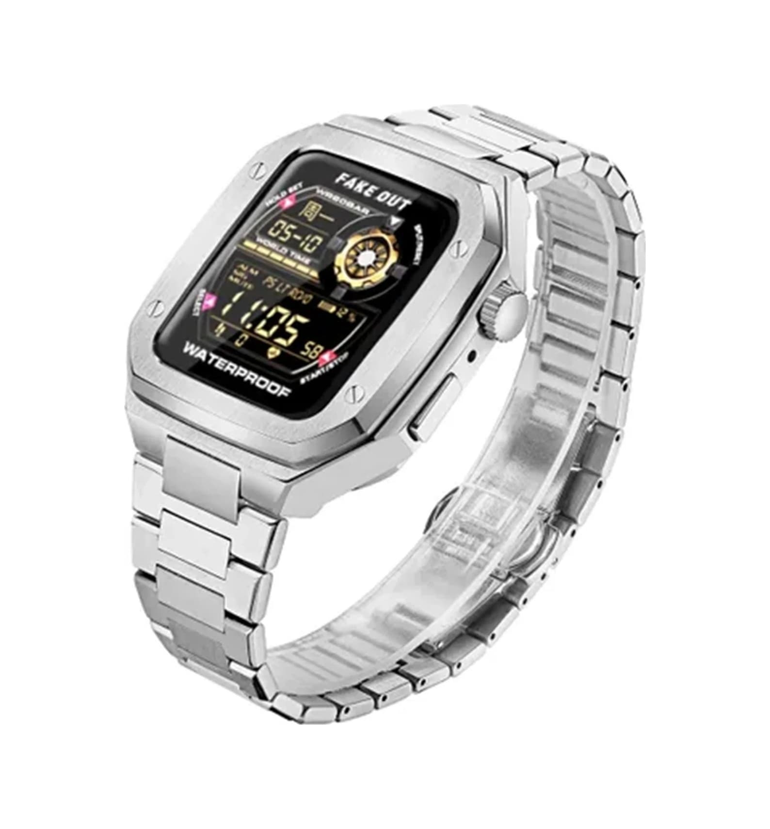 Znv Zenvia Mey İthalat Watch 44mm Metal Petek Kasalı Kordon - Gümüş Znv2025 Cmn