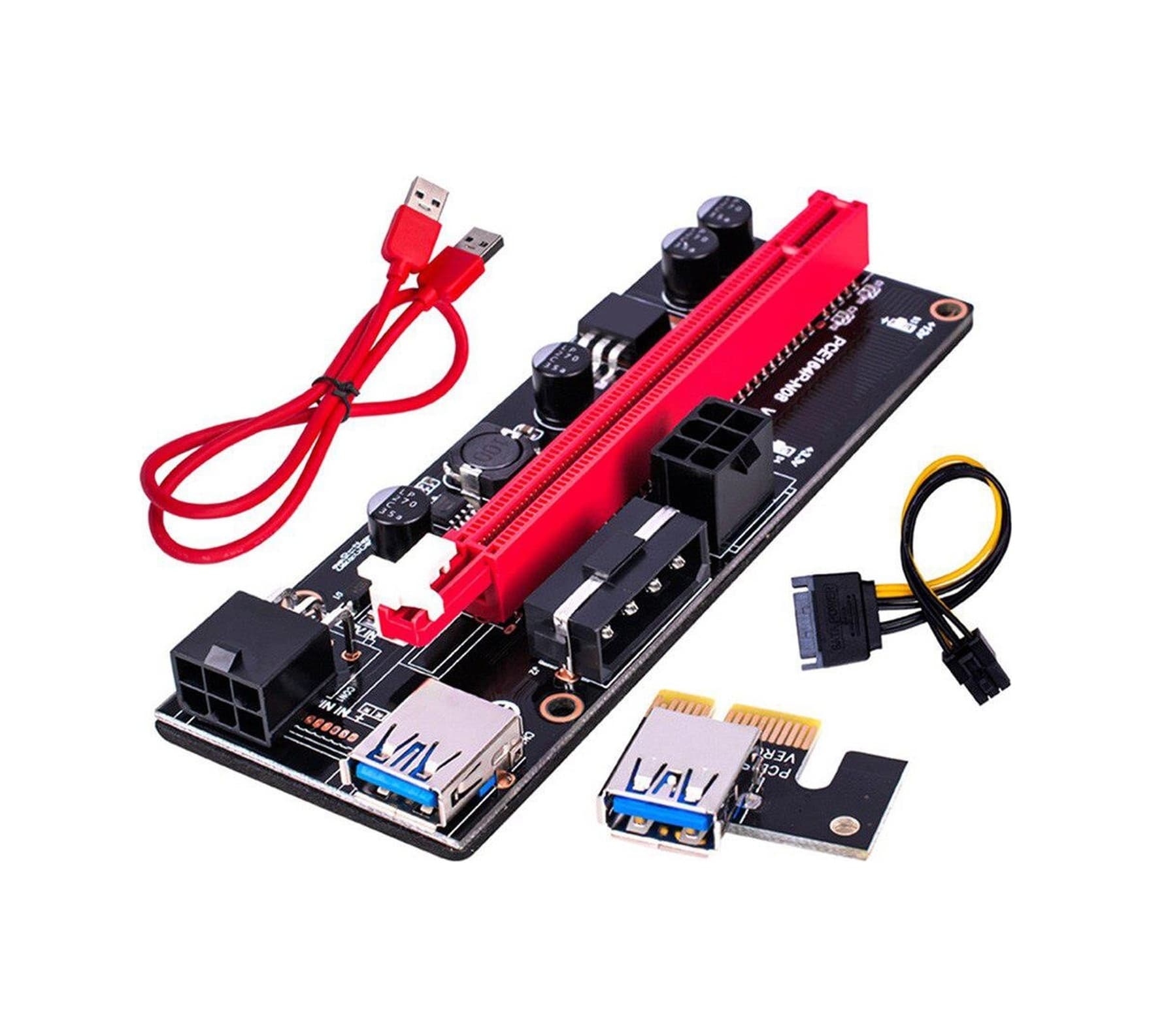 Pcı E 1X To 16X Usb 3.0 Riser Ekran Kartı Bitcoin 009S 9. Nesil