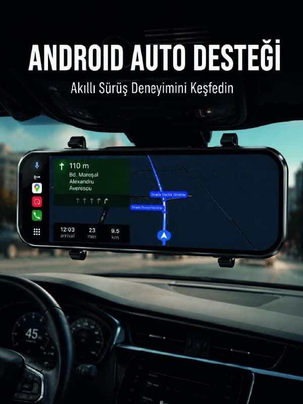 Znv Zenvia Mey İthalat Dokunmatik Ayna Carplay Araç Kamera Ekranı Ön Arka Kayıt Destekli Znv2025 Cmn