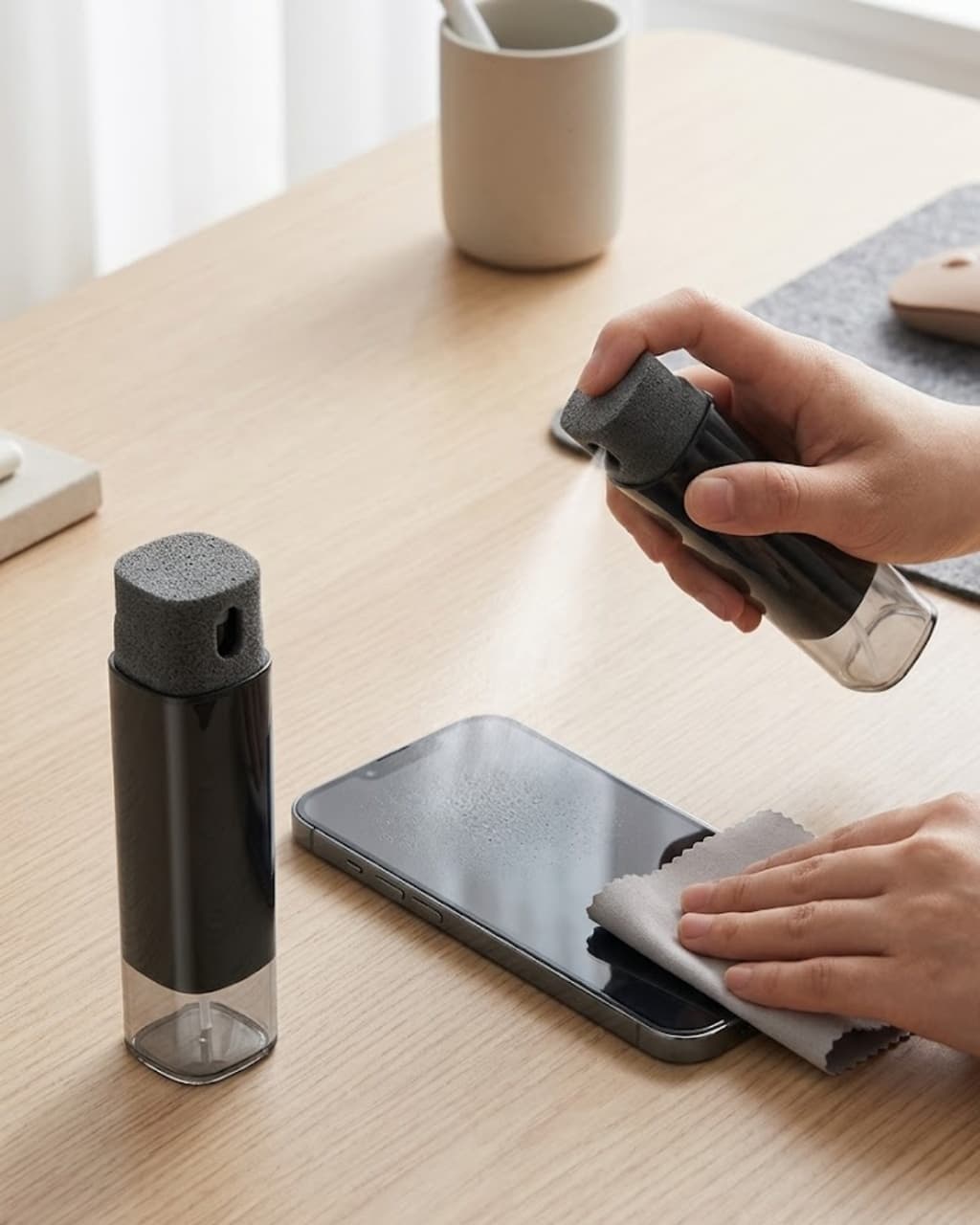 Pratik - 107 - Ekran Temizleme Sprey Şişesi Telefon Tablet Monitör - Csmo-tex - Temizlik Şişesi