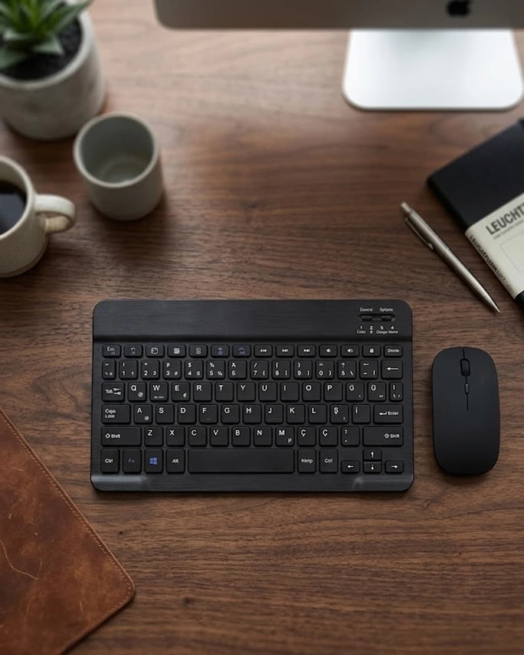 Znv Zenvia Mey İthalat Wireless Klavye Mouse Seti Bluetooth Bağlantılı İnce Tasarım Sessiz Kullanım Znv2025 Cmn