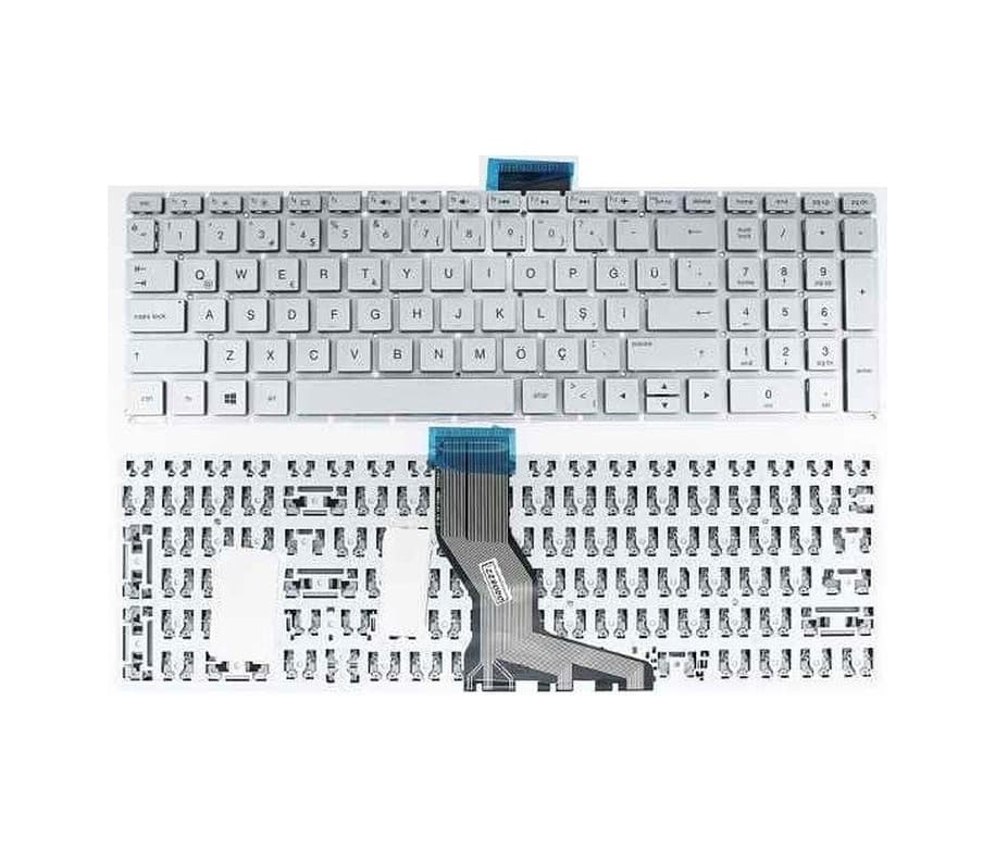 Hp 17-bs000nt Klavye Tuş Takımı Gümüş Tr
