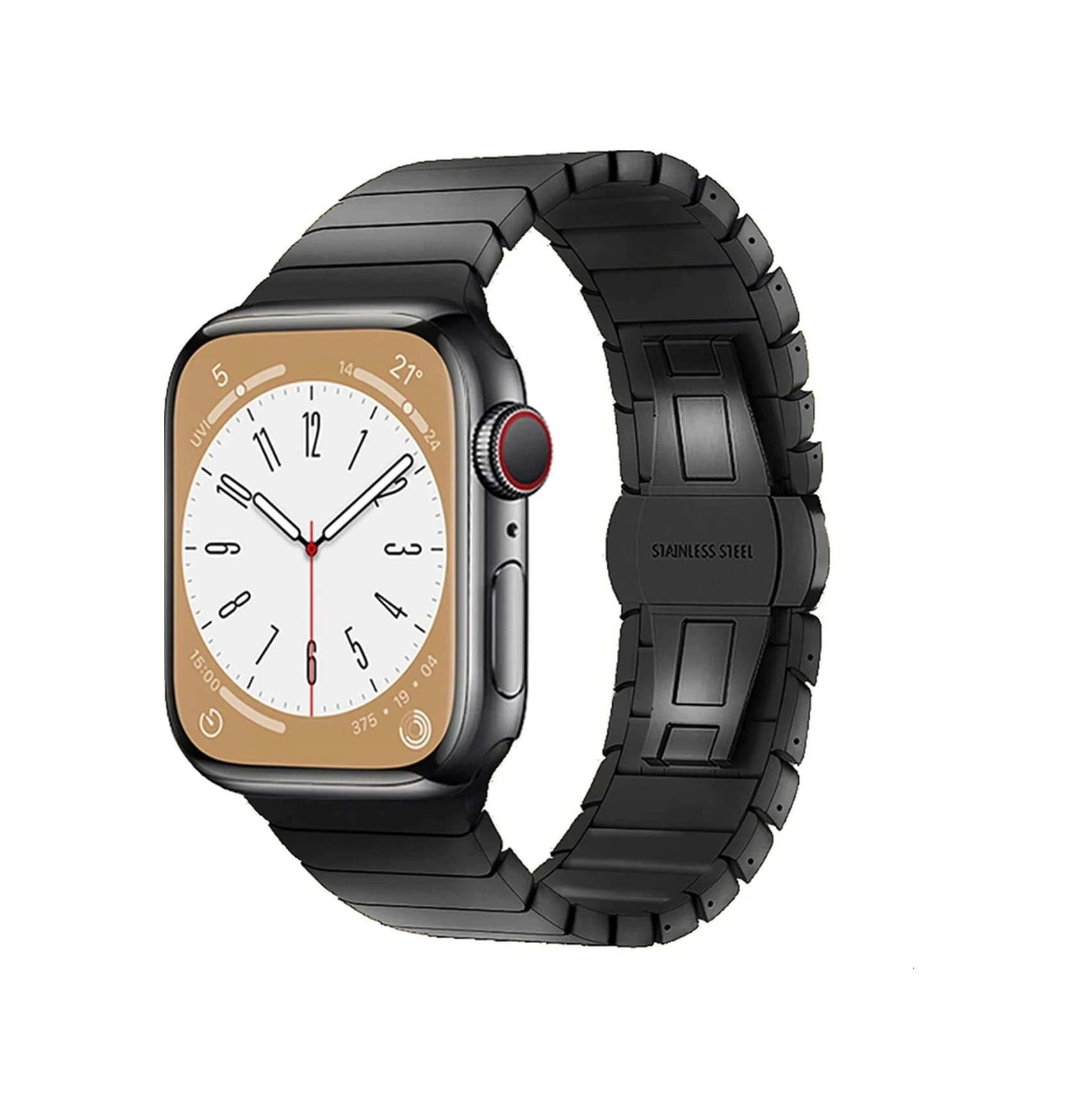 Znv Zenvia Mey İthalat Watch 38mm Kr413 Fine Steel Kordon - Siyah Znv2025 Cmn