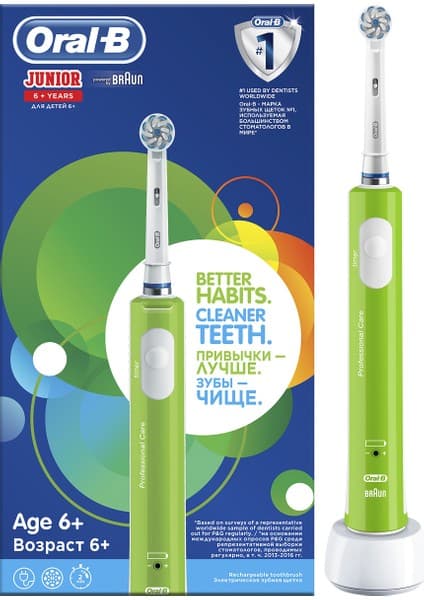 Oral-B Junıor 6+Years Şarjlı Diş Fırçası Orta Sertlikte Fırça Kılı ile Çocuklar için