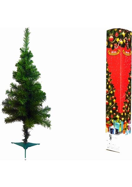 Ali Duman Grup 60 cm Yılbaşı Çam Ağacı 44 Dallı Yeşil Renk