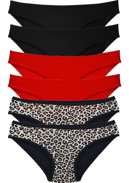 Royaleks 6 Adet Özel Set Likralı Yumuşak Dokulu Kadın Slip Fiyatı