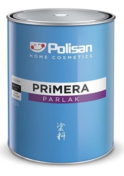 Polisan Primera Parlak Yağlı Boya Kırmızı 2,5
