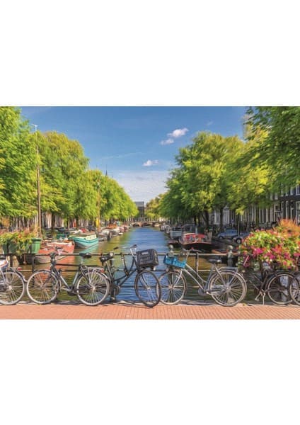 Art Puzzle Amsterdam Kanalı - 2000 Parça