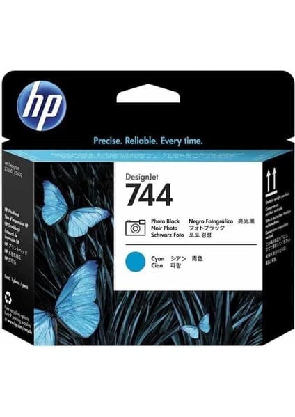 Hp 744-F9J86A Foto Siyah-Mavi Baskı
