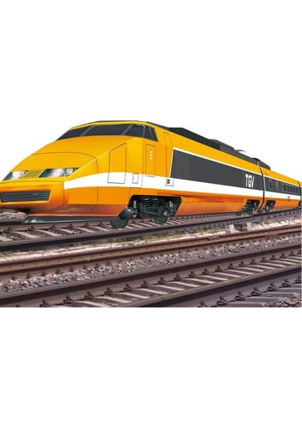 Suncon Sesli ve Işıklı Tren Seti 33 Parça - Turuncu Fiyatı