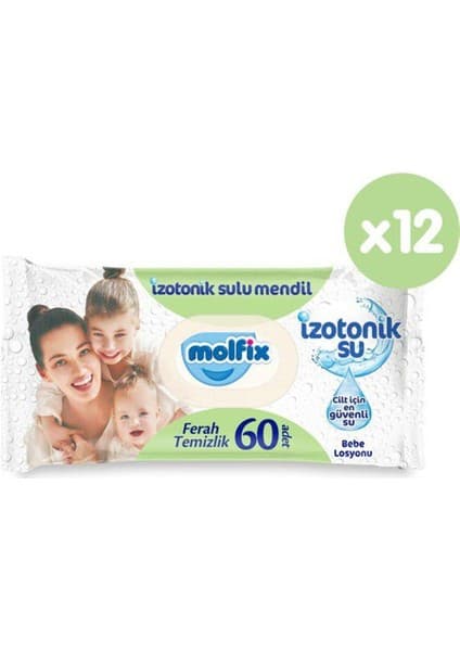 Molfix Islak Havlu 60X3 Izotonik Ferah 6 Adet
