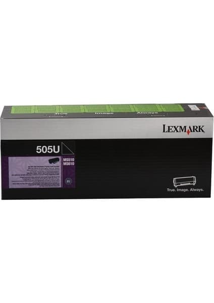 Lexmark 505U-MS510/610 Orijinal Siyah Toner Lexmark