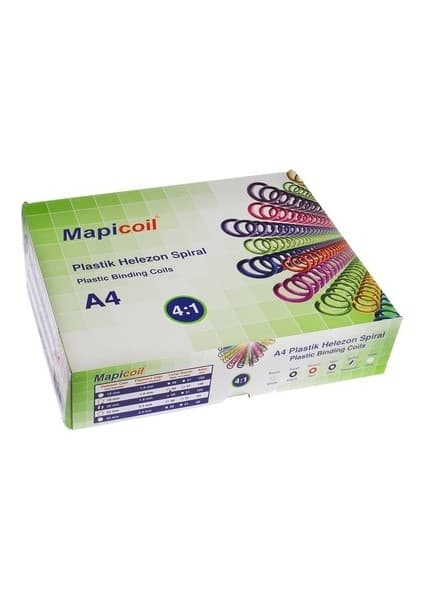Mapi Mapicoil 3:1 Plastik Helezon Spiral 20 mm Şeffaf 100 Fiyatı
