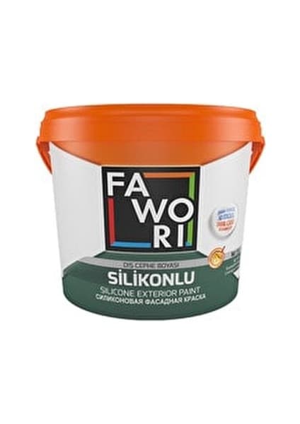 Fawori 7.5 lt Beyaz Silikonlu Dış Cephe Boyası Kolay Uygulama ile Profesyonel