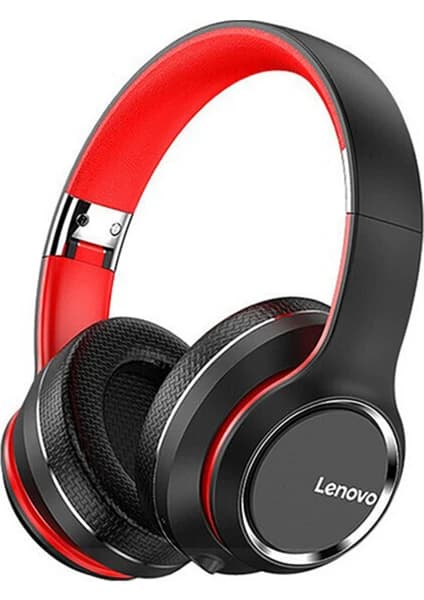 AXYA Lenovo Bluetooth Kulaklık Kulak Üstü Kablosuz Kulaklık HD200 Siyah