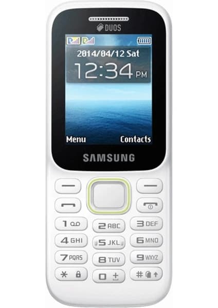 Samsung B310E Cep Telefonu (Resmi BTK Kayıtlı)2G VE 3G HATLAR İÇİN Beyaz