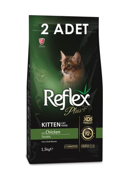Reflex Plus Kitten Tavuklu Yavru Kedi Maması 1.5 kg x 2