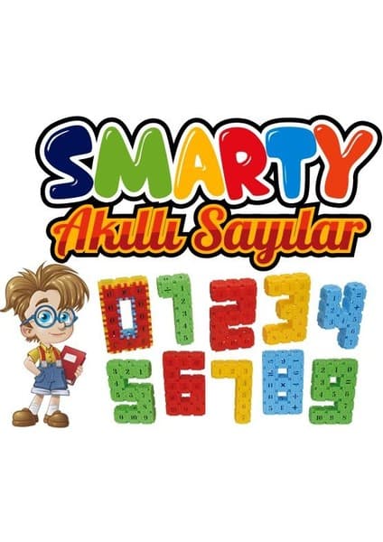 Edutoys Smarty - Akıllı Sayılar Eğitici Blok Oyunu 250