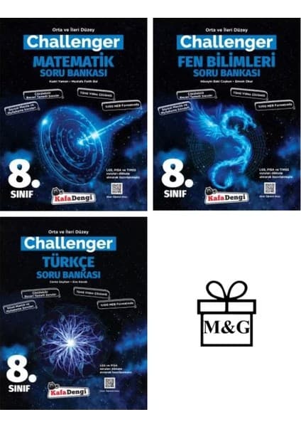 Kafa Dengi Yayınları LGS 8.Sınıf Challenger Matematik Fen Bilimleri ve Türkçe Soru