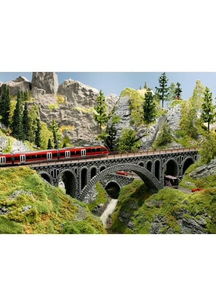 Noch 7343 Dokulu Flock, Koyu Yeşil, 5 Mm. 15 Gram Diorama