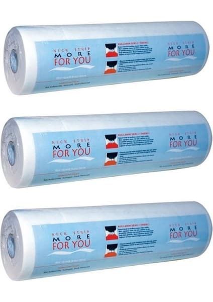 MORE FOR YOU Irtihal Boyun Bandı 15 Rulo 1500 Adet Kuaför Berber Boyun Bandı For