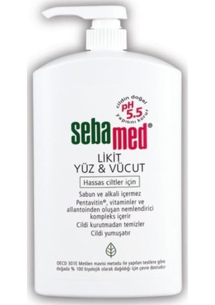 Sebamed Liquid Face & Body Wash
