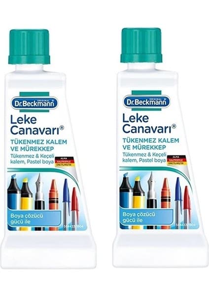 Dr Beckmann Leke Canavarı Tükenmez Kalem Mürekkep x 2