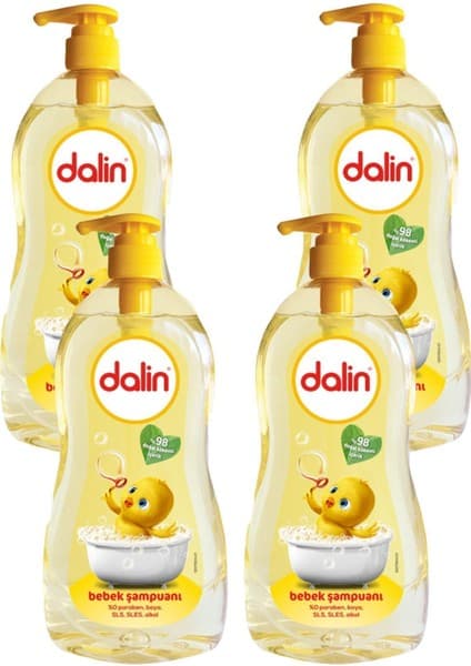Dalin Şampuan Klasik 900 ml x 4