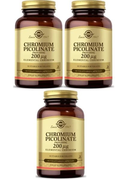 Solgar Chromium Picolinate 90 Kapsül 3