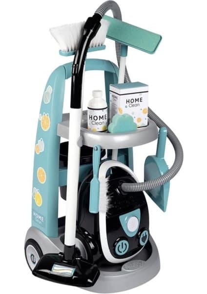 Smoby Elektrik Süpürgeli Temizlik Seti 330316 2 - 4 Yaş Evcilik Oyunları İçin