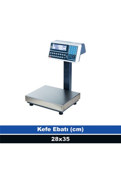 Tem 28X35 15 kg 2 gr Hesaplamalı Terazi