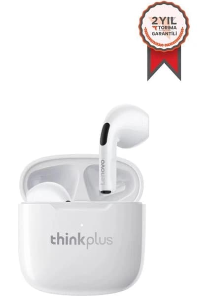 Lenovo Thinkplus Bluetooth Kulaklık Kulak İçi Kablosuz Kulaklık LP1 Yeni Versiyon Beyaz