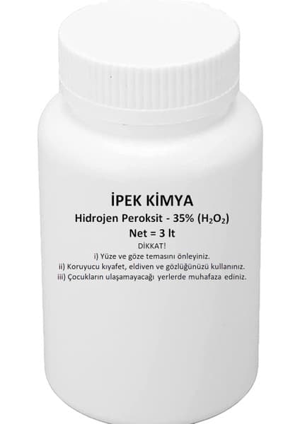 Ipek Kimya Hidrojen Peroksit %35 Oksijenli Su 3