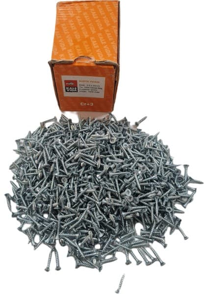 KALE Kale 3.5 x 20 mm Sunta Vidası (Kutu İçinde 1000 Adet Fiyatı