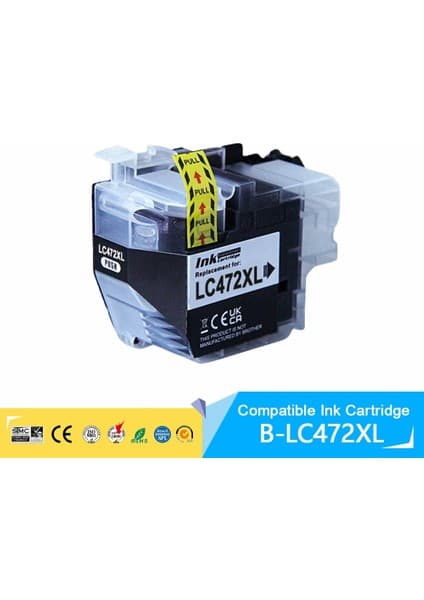 Xplus Brother MFC-J3940DW LC472XL Bk Siyah Muadil Kartuş 3000