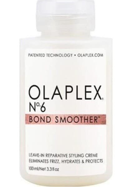 Olaplex Bond Smoother No 6 Vegan Bağ Yumuşatıcı Saç Kremi 100 ml Tüm Saçlar İçin