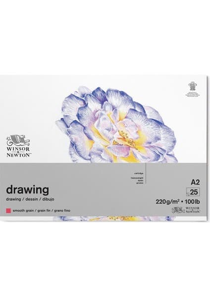 Winsor & Newton W&n Çizim Bloknotu Yapışkanlı Dokusuz 220GR A2