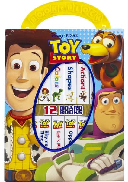 Disney: My First Library 12 Board Books- Toy Story Woody, Kitabı