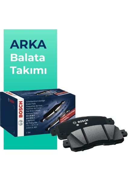 BOSCH Alfa Romeo Mito Arka Fren Balata Takımı