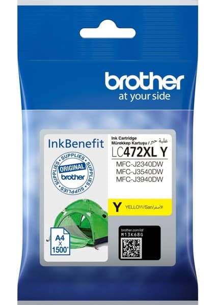 Universal Brother LC472XLY 1500 Sayfa Yuksek Kapasite Sarı