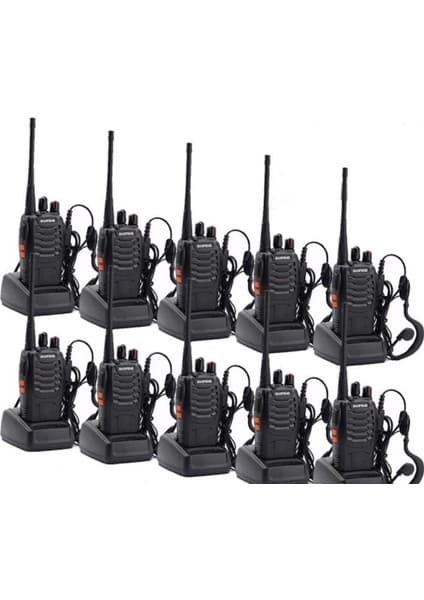 Axe Tools Telsiz ZT-V68 Baofeng 999S Modeli 10 Adet Dayanıklı Kulaklık