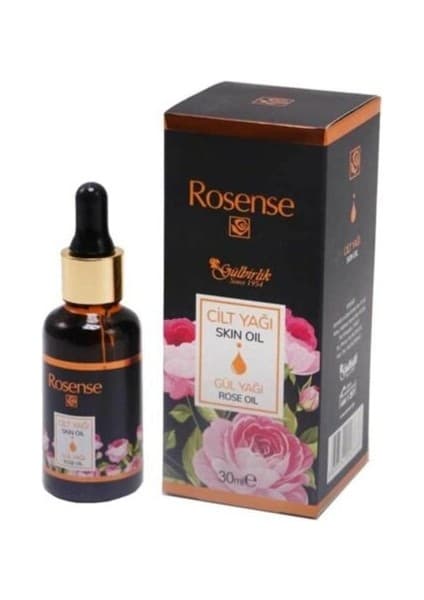 Rosense Kadın Cilt Bakım Gül Yağı 30 ml Besleyici Nemlendirici Etki ile Tüm Cilt Tipleri