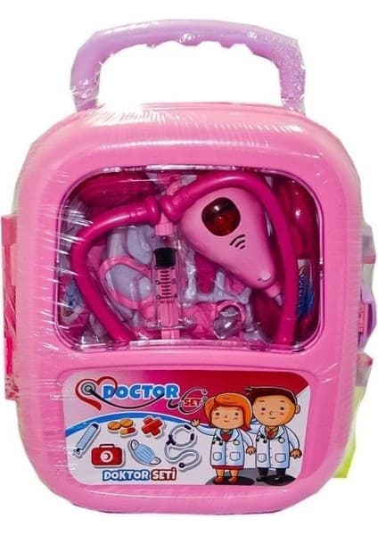 Zey Toys Zeytoys Kız Çocuk Doktor Seti 2028 Pembe Renk Eğlenceli Oyun